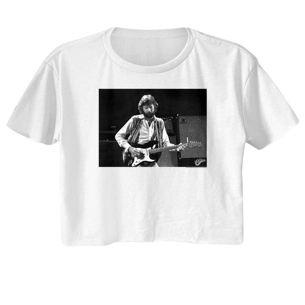 Eric Clapton Bw Guitar White Womens Festival Cali T Shirt